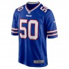 Buffalo Bills Tröjor Gregory Rousseau 50 Nike Royal 2021 NFL Draft - Herr Buffalo Bills Tröjor Gregory Rousseau 50 Nike Royal 2021 NFL Draft - Herr